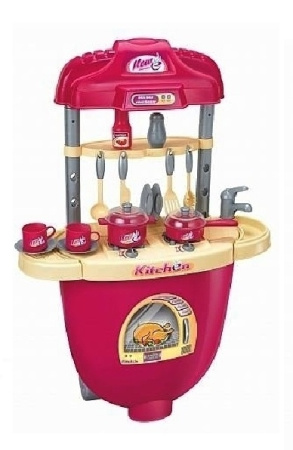 фото Детская игровая кухня 008-27, свет и музыка