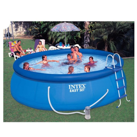 фото Наливной семейный бассейн Intex 28168 (457-122 см) с фильтр-насосом и аксессуарами