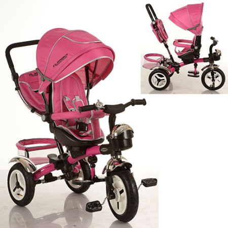 фото Велосипед колясочный  M 3200-6A с функцией поворота сиденья (розовый)