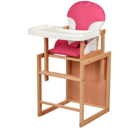 фото Стульчик – трансформер 2в1 CH-L2 для кормления (розовый)