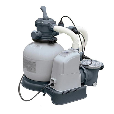 фото Фильтр-насос грубой очистки Intex 28676 система соленой воды