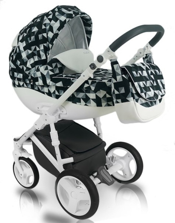 фото Коляска 2 в 1 Bexa Cube (White Amo) CU-5 600252