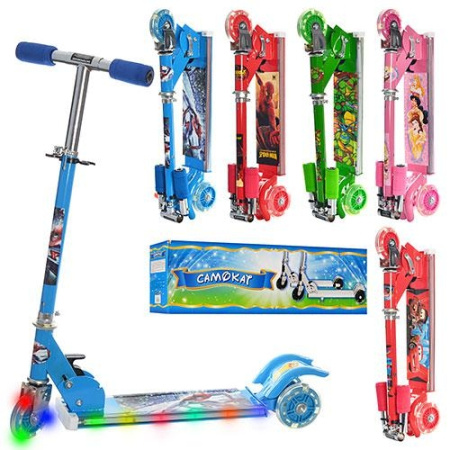 фото Стальной самокат SC 3-5 трехколесный