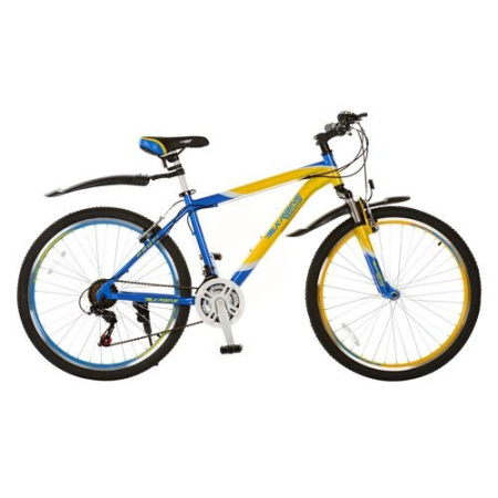 фото Спортивный велосипед 26 дюймов Ukraine Style Elite 26UKR-1 (желто-голубой)