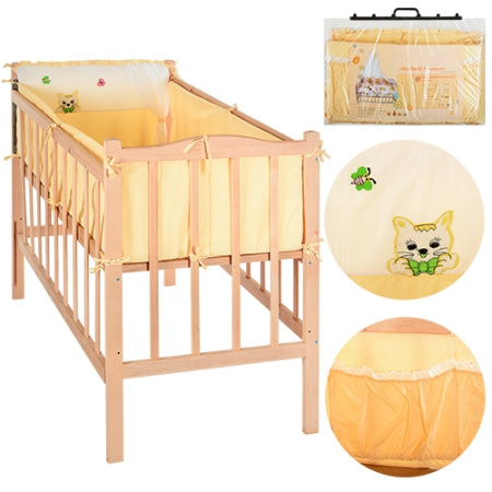 фото Защита для кроватки Vivast М V-612-70148-01 (4 детали, бежевая)