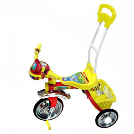 фото Детский трехколесный велосипед B 2-2 A с родительской ручкой