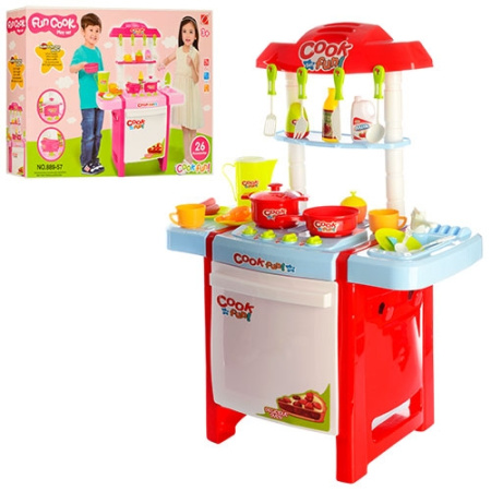 фото Детский кухонный набор 889-57-58 посуда 26 деталей