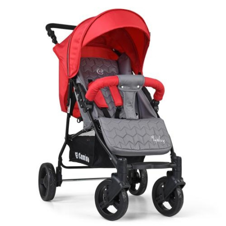 фото Коляска детская прогулочная El Camino ME 1012-3 MY WAY дождевик подстаканник чехол (красная)
