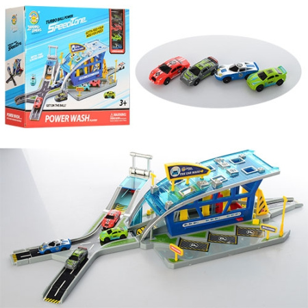 фото Гараж для детей AF1020 с машинками на запуске