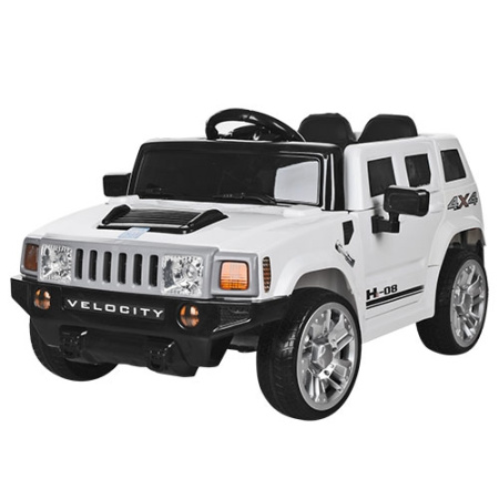 фото Детская электромашина джип HUMMER M 3403EBLR-1 колеса EVA (белый) фото Детская электромашина джип HUMMER M 3403EBLR-1 колеса EVA (белый)