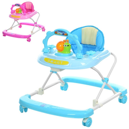 фото Детские ходунки M 3509 улитка музыка свет звук