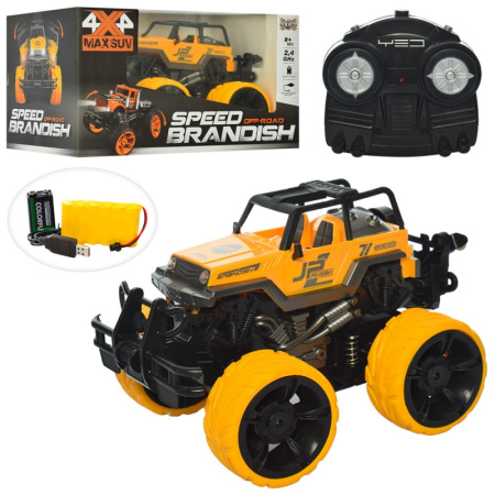 фото Джип с радиоуправлением YED1810 музыка свет 360 градусов (31 см)