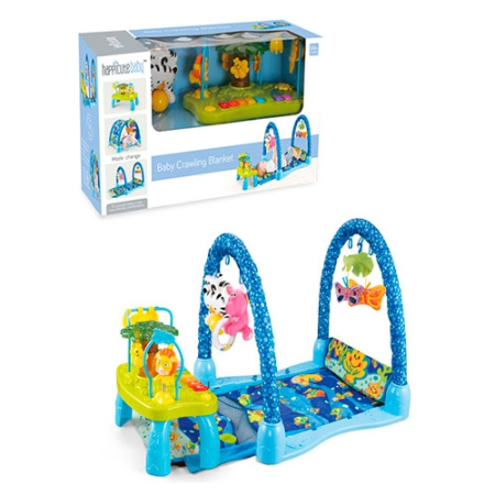 фото Развивающий коврик для младенца JDL555-23 с игровым столиком