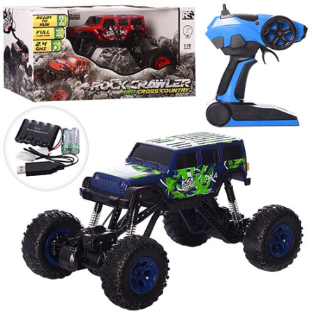 фото Джип с пультом управления 26711B амортизаторы резиновые колеса (40см)