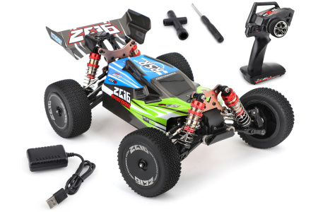 фото Машинка на радиоуправлении 1:14 багги WL Toys 144001 4WD (зеленый)