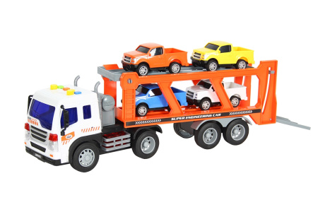 фото Машинка инерционная 1:16 Wenyi Автовоз со звуком и светом