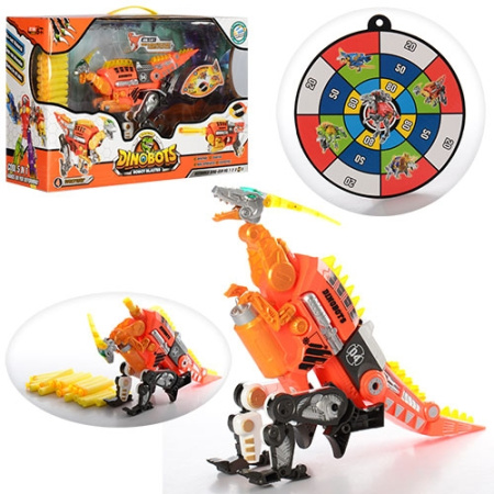 фото Трансформер игровой SB378 динозавр-автомат пули-присоски мишень