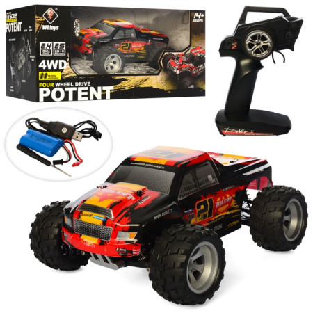 фото Детский джип с радиоуправлением 18402 резиновые колеса с амортизаторами (25 см)