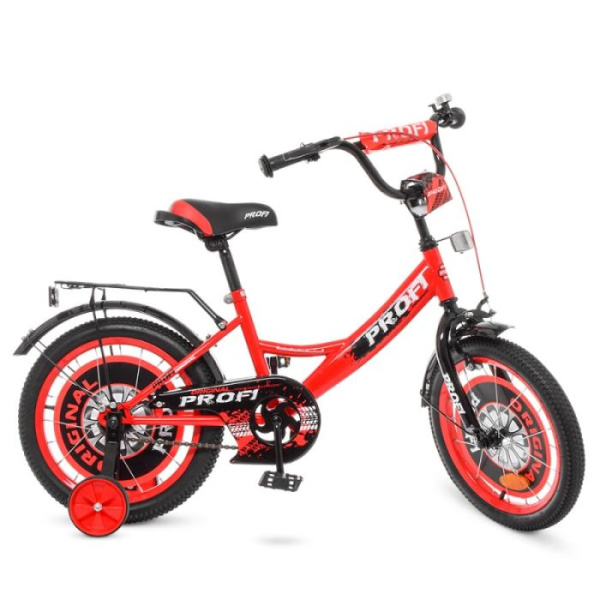Детский велосипед 16 дюймов Profi Y1646 Original boy (красно-черный)