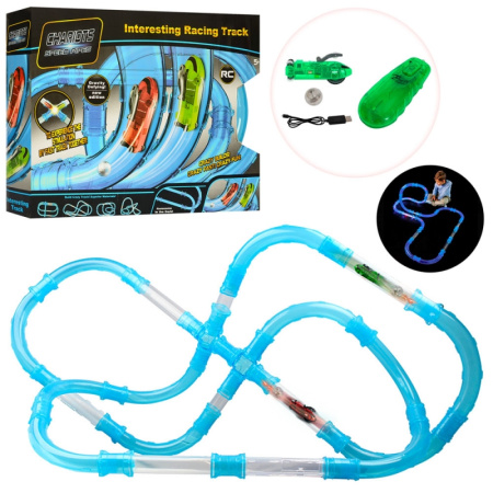 фото Детский трубчатый трек 022-1 с машинками на радиоуправлении