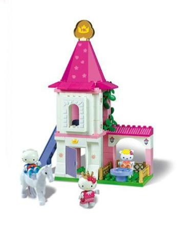 фото Детский конструктор  Хелоу Китти Unico 8677-00 HK Замок принцессы (80 дет)