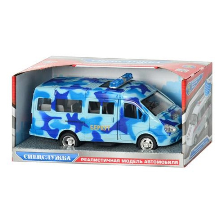 фото Инерционная газель LimoToy 9098 F военная