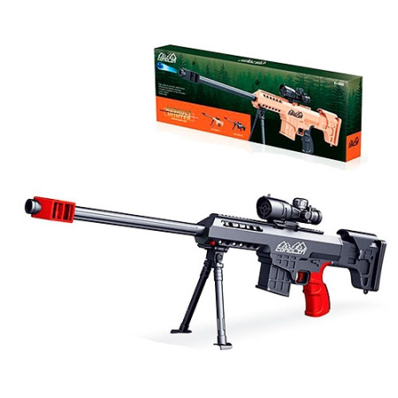 фото Детское оружие автомат 609-B аккумулятор очки и водяные пули (78см)