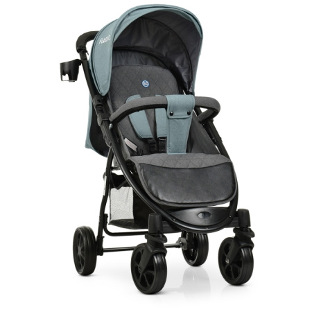 фото Детская коляска El Camino M 3409L FAVORIT Pale Blue универсальная (синяя)