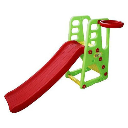 фото Детская горка JM 705 A с баскетбольным кольцом