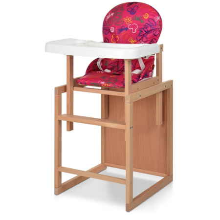 фото Детский деревянный стульчик Mickey Mouse RH-2 трансформер (розовый)