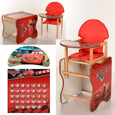 фото Стульчик для кормления Vivast М K-110-7 трансформер (красный)