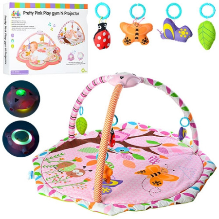 фото Развивающий детский коврик 63548 с проектором ночного неба