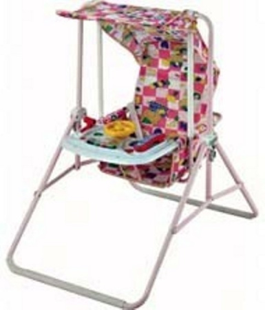 фото Детская качель музыкальная с крышей Metr+ HB 308