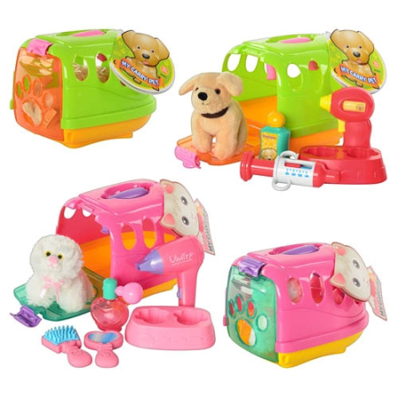 фото Игровой набор Щенок и Котенок Keenway 21023-4 с аксессуарами