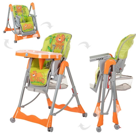 фото Стульчик для кормления RT-002N-7 складной (оранжевый)
