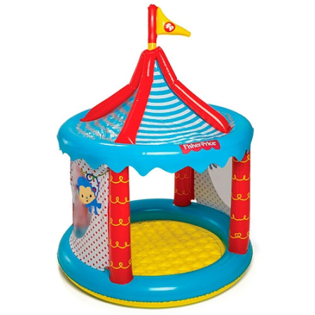 фото Надувной игровой центр Bestway 93505 Fisher Price карусель (104-137 см)