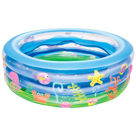 фото Надувной бассейн для детей Bestway 51028 прозрачный (152-51см)
