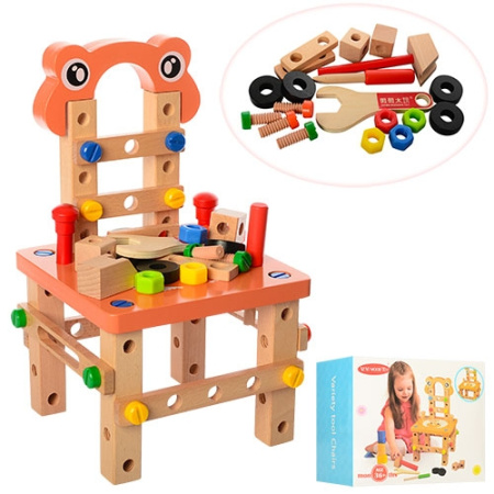 фото Деревянная игрушка Конструктор MD 1172 инструменты