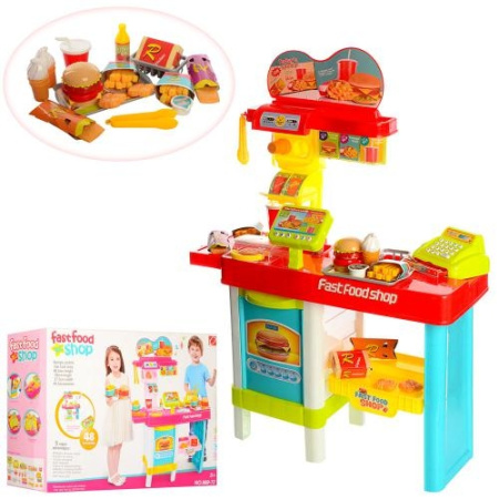 фото Игровой набор магазин 889-71-72 кассовый аппарат с продуктами