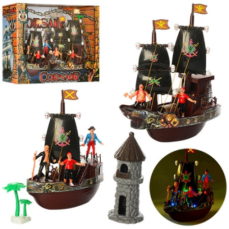 фото Игровой набор 335-1MM корабль пиратов с башней