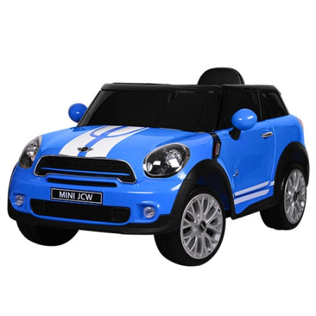 фото Электромобиль для детей Mini JCW JJ2258EBLR-4 два мотора и кожаное сиденье (синий) фото Электромобиль для детей Mini JCW JJ2258EBLR-4 два мотора и кожаное сиденье (синий)