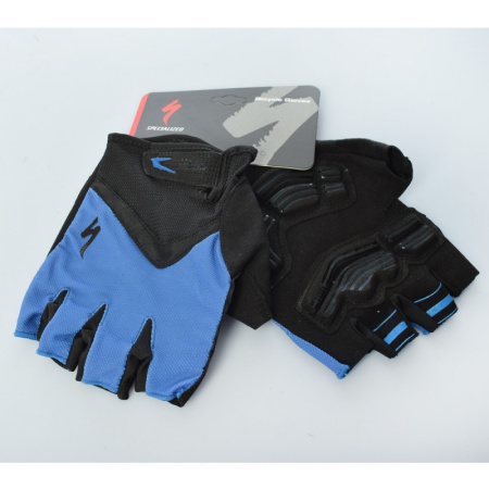 фото Перчатки для спорта SPECIALIZED AS180056-10 с короткими пальцами (синие)