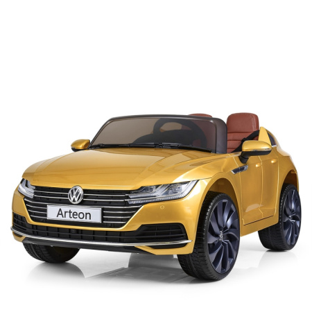 фото Электромобиль для детей Volkswagen Arteon M 3993EBLRS-6 кожаное сиденье и автокраска (желтый) фото Электромобиль для детей Volkswagen Arteon M 3993EBLRS-6 кожаное сиденье и автокраска (желтый)