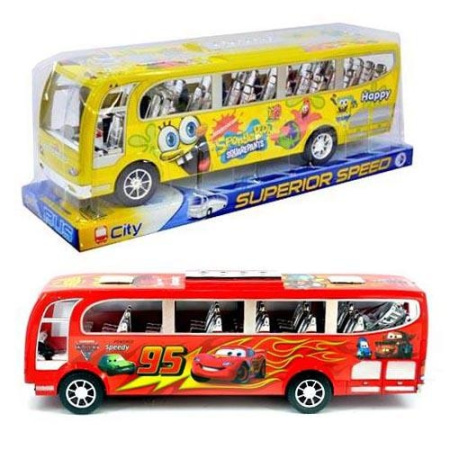 фото Инерционный автобус 623-4 A 4 Спанч Боб и Тачки