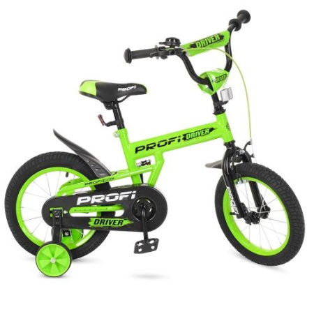 фото Детский велосипед 14 дюймов Profi L14113 Driver (салатовый)