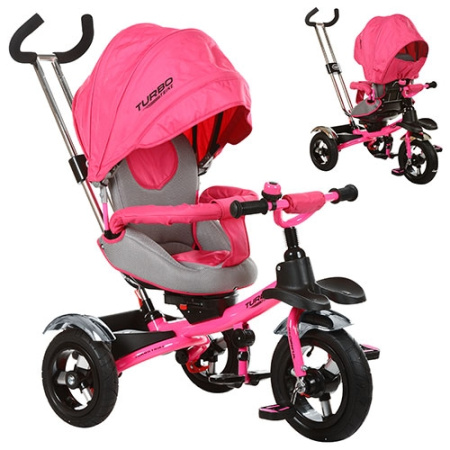 фото Трехколесный велосипед iTrike M 3193-3A с поворотным сидением (розовый)