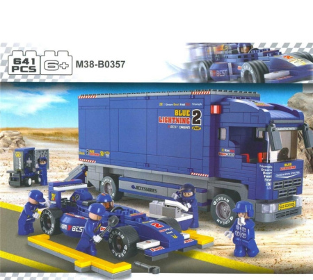фото Детский конструктор М 38-В 0337 Sluban Формула 1 (641 деталь)