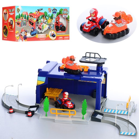 фото Детская парковка XZ-857-8 Щенячий Патруль автобус-чемодан