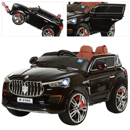 фото Детский джип Bambi M 3104(MP4)EBLRS-2 Maserati автопокраска и кожанное сиденье (черный) фото Детский джип Bambi M 3104(MP4)EBLRS-2 Maserati автопокраска и кожанное сиденье (черный)