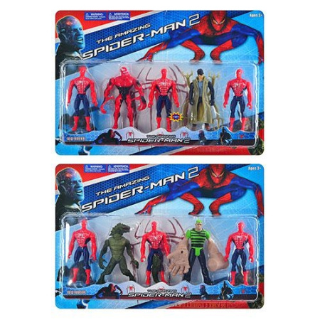 фото Набор супергероев 200764 Человек Паук (5 фигурок)